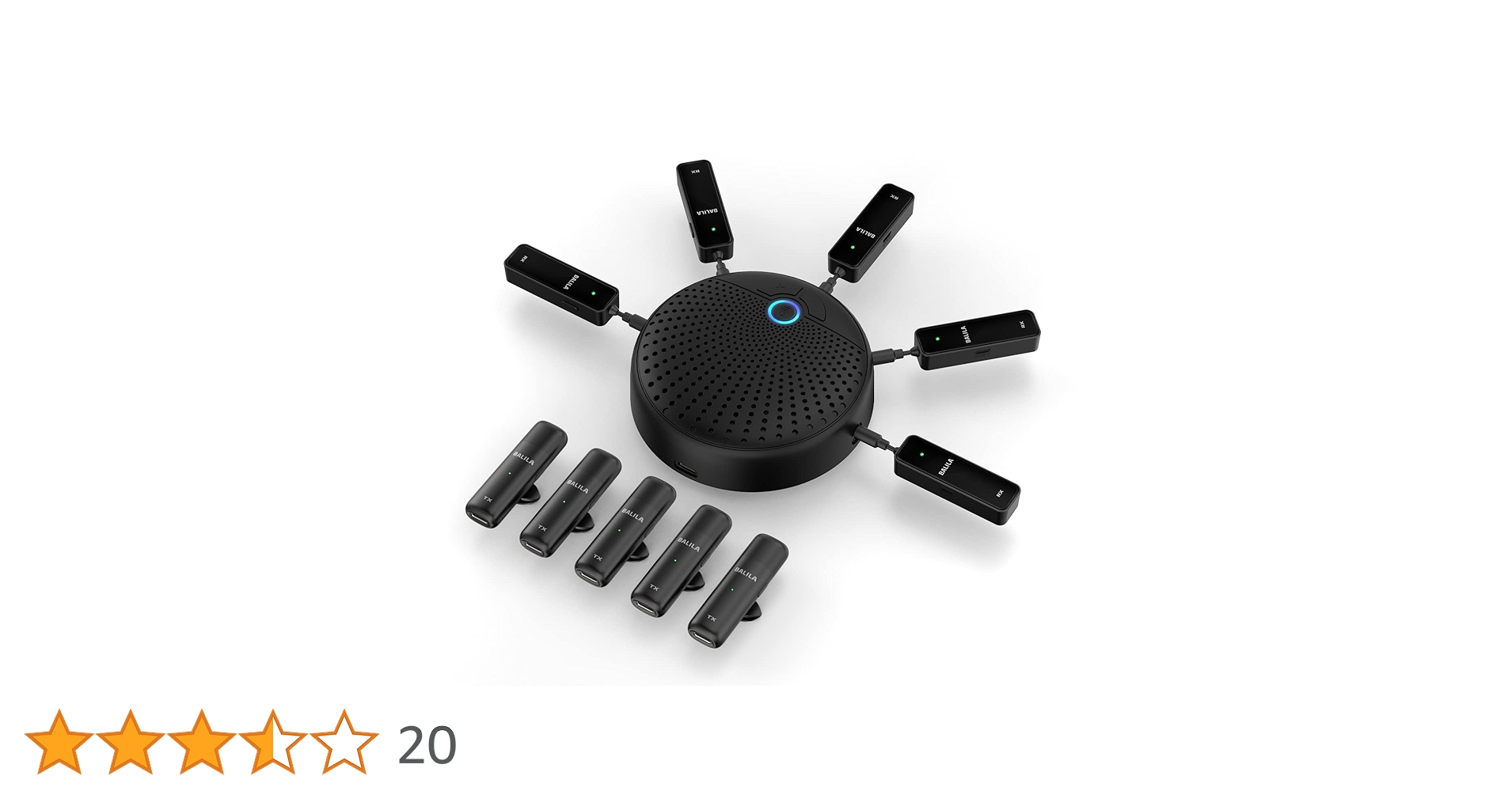 Amazon.co.jp: BALILA 会議用スピーカーとマイク、5つの