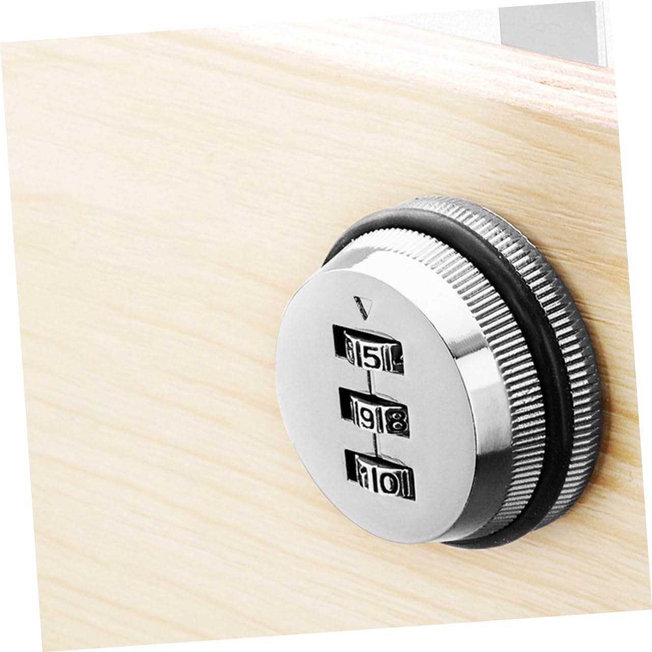 Mikikit 5pezzi Serratura Per Armadi Con Combinazione Tre Cifre Sicura e Resistente Per Armadietti e Scatole Elettriche Design Elegante e Facile Da Installare