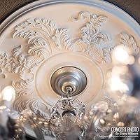 Vista 10 de Ekena Millwork CM18RLMMF Medallón de techo Riley, barro de Mississippi