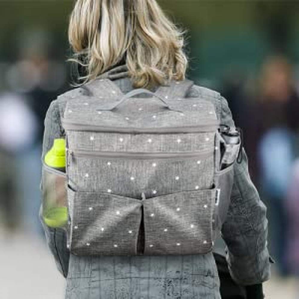 Borsa Organizer Universale Per Passeggino. Grande Console Genitore Coibentata Con Portabicchieri E Tasche Portaoggetti Extra. Design Universale: Si Attacca a Qualsiasi Passeggino. Installazione Facile
