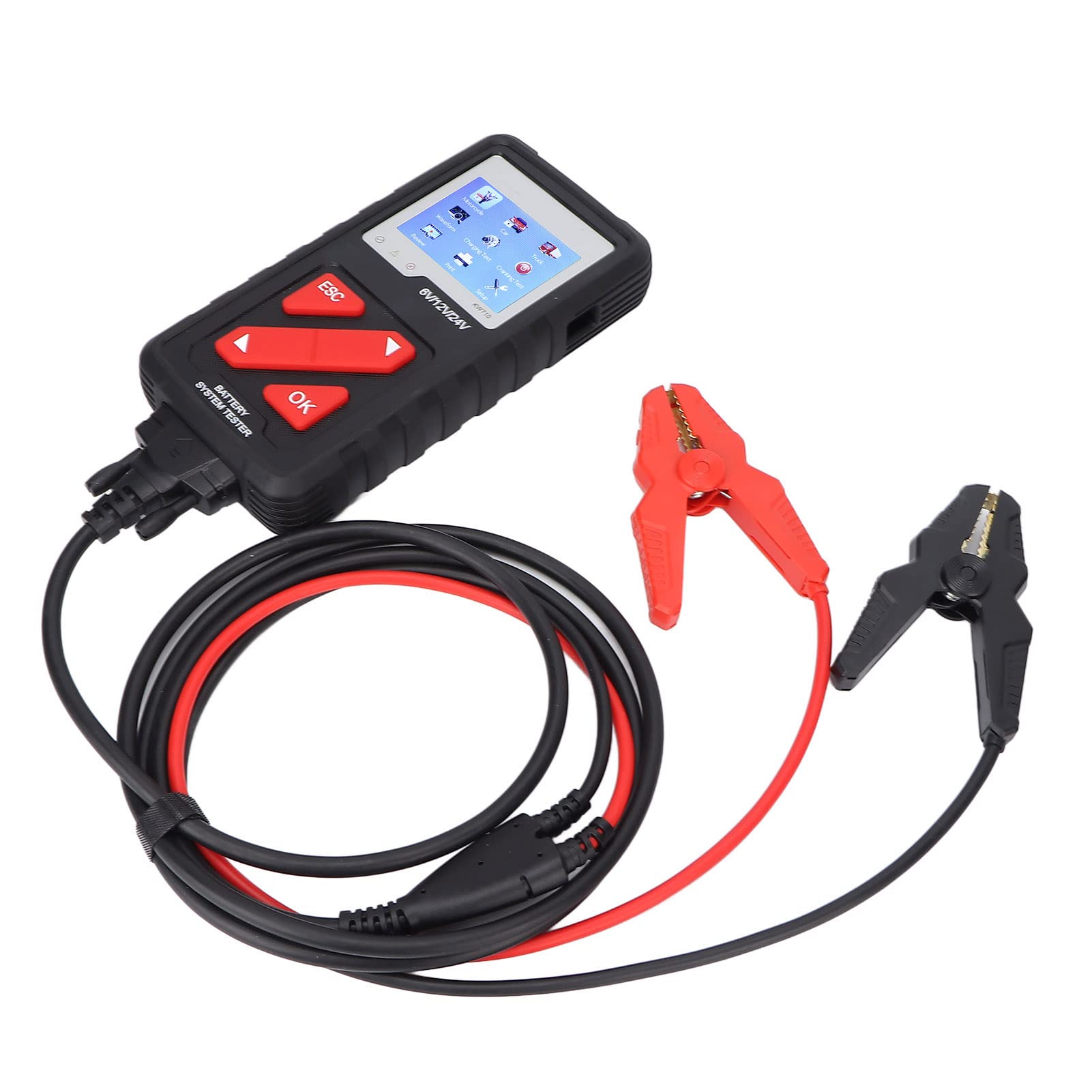Probador de de Batería Digital Confiable 6V-24V Pantalla Grande a