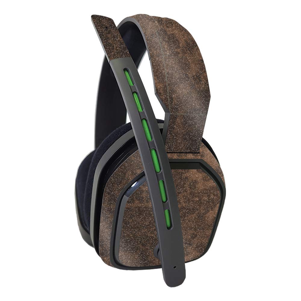 MightySkins Glossy Glitter Skin Compatible with Astro A10 Headset - Brown Linen | Protective, Durable High-Gloss Glitter Finish | Easy to Apply and Change Styles | Made in The USA
