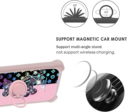 Miniatura 4 de HotPepper Chilaca Plus - Funda compatible con Chilaca Plus de 6.5 pulgadas con protector de pantalla de vidrio templado, policarbonato duro +