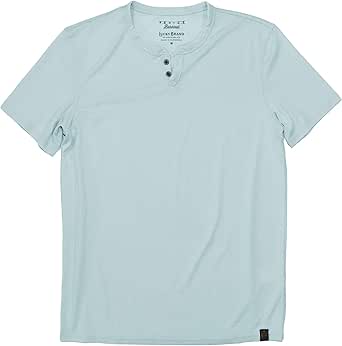 Lucky Brand Men's Venice Burnout Notch Neck Tee Shirt | Amazon.com