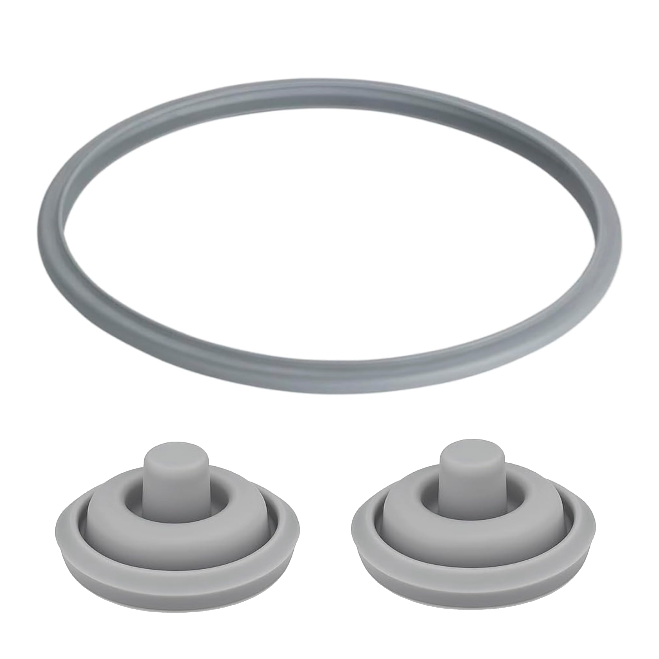 Repuestos para Olla a Presión WMF Perfect Plus y Perfect – Juntas de Sellado Ø22 cm, 2x Válvula, Compatible 2,5L-8,5L