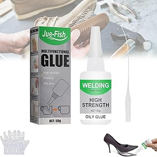 Jue Fish Glue - Jue Fish Multifunctional Glue, Jue-Fish Multifunctional Welding High-Strength Oily Glue, Uniglue Universal Super Glue Welding High-Strength Oily Glue, Never Adhesive Without Odor (1PCS)