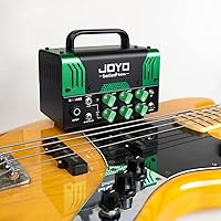 Vista 2 de JOYO Bass Mini Amp Head 50 W Preamplificador híbrido tubo amplificador de potencia cabeza con 3 bandas EQ y Bluetooth