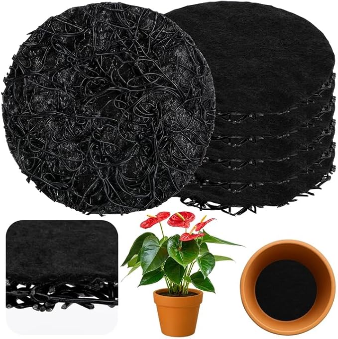 6 Pack Pot Mesh Drainage Discs, 6 Inch Thickened Drainage