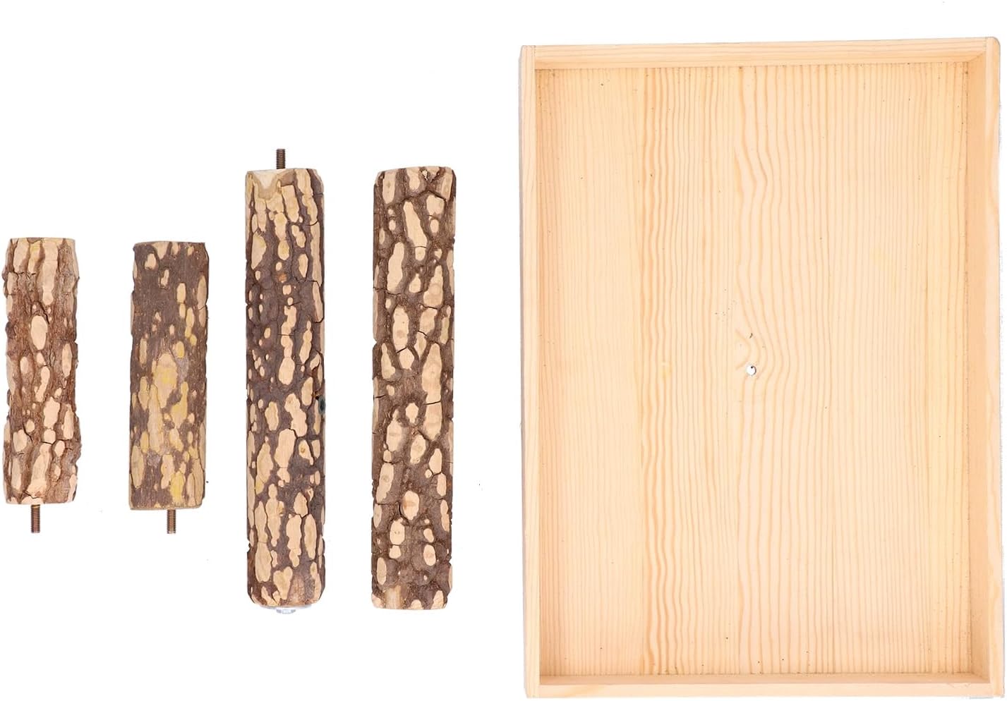 Bird Playstand Parrot Wooden Stand Safe & Bird Exercise Playground for Training Rack/1323