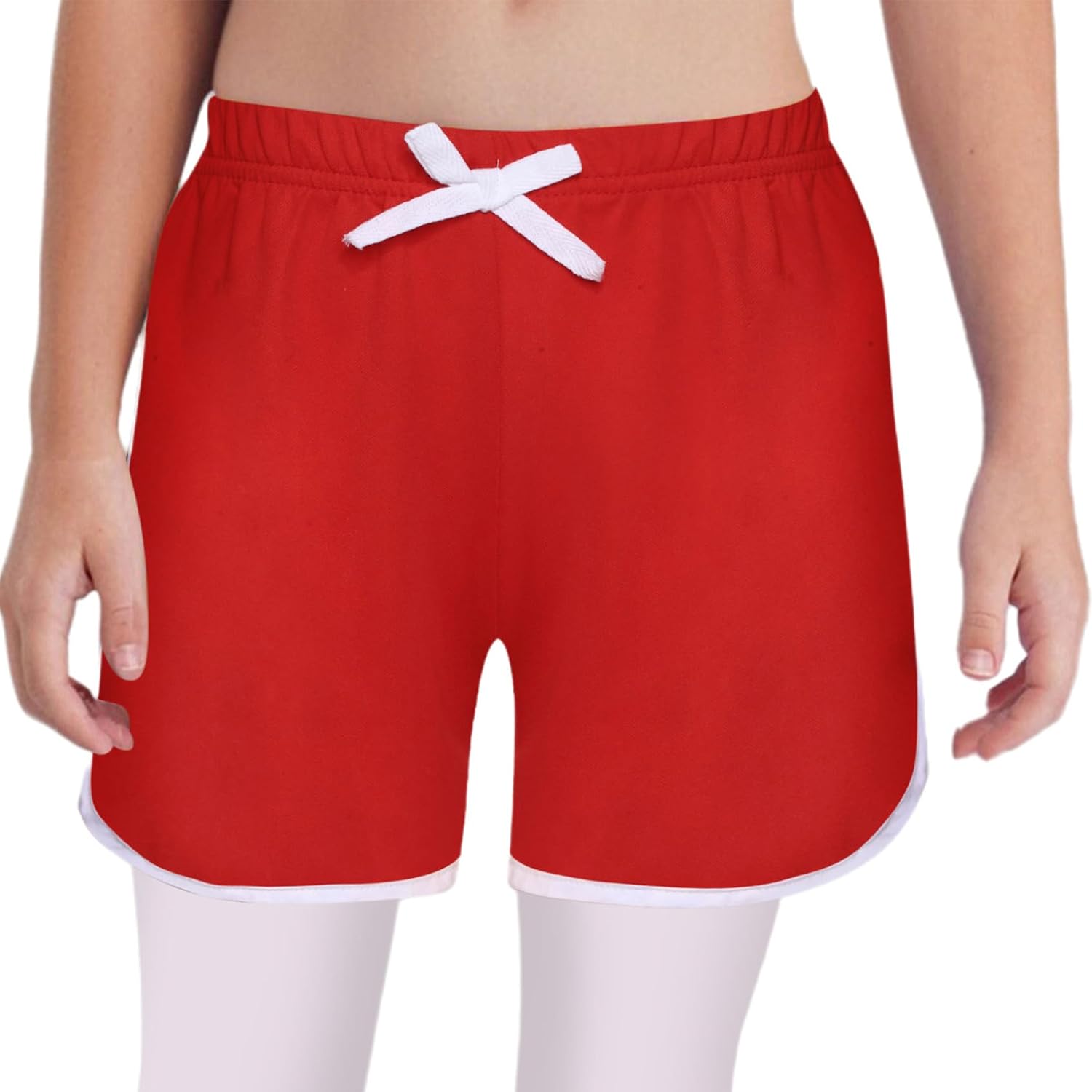 Kids Girls Floral Swim Bottoms Girls Loose Fit Elastic Waist Swim Shorts for Sports