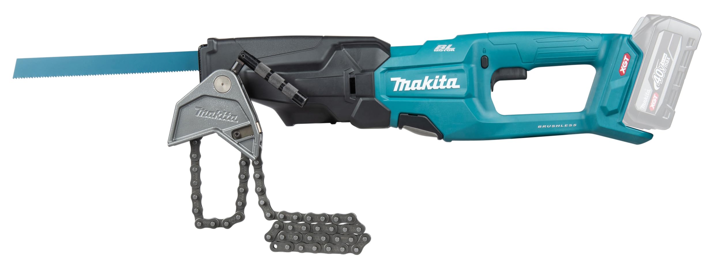 Makita JR003GZ - Sierra de recipros inalámbrica (40 V, máx. (sin batería, sin cargador)