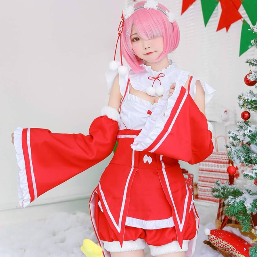 在庫あり全頭面　Re:ゼロから始める異世界生活 ラム 着ぐるみ　マスク コスプレ 全頭面・衣装付き】Re：ゼロから始める異世界生活 レム 着ぐるみ