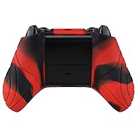 Vista 31 de playvital Samurai Edition - Funda de silicona con agarre antideslizante para Xbox One X/S, funda protectora ergonómica de goma suave para Xbox One
