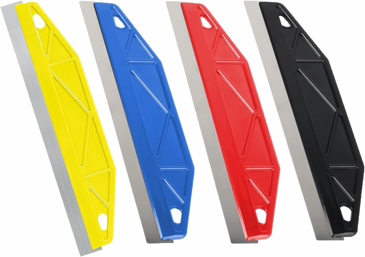 4 PCS Paint Trim Guard 12 Inch, Stainless Steel Multi-Purpose Straight Edge Tool, Straight Edge Protector for Painting Skirting Boards, Carpet and Wall Guard, Professional Finish Aid