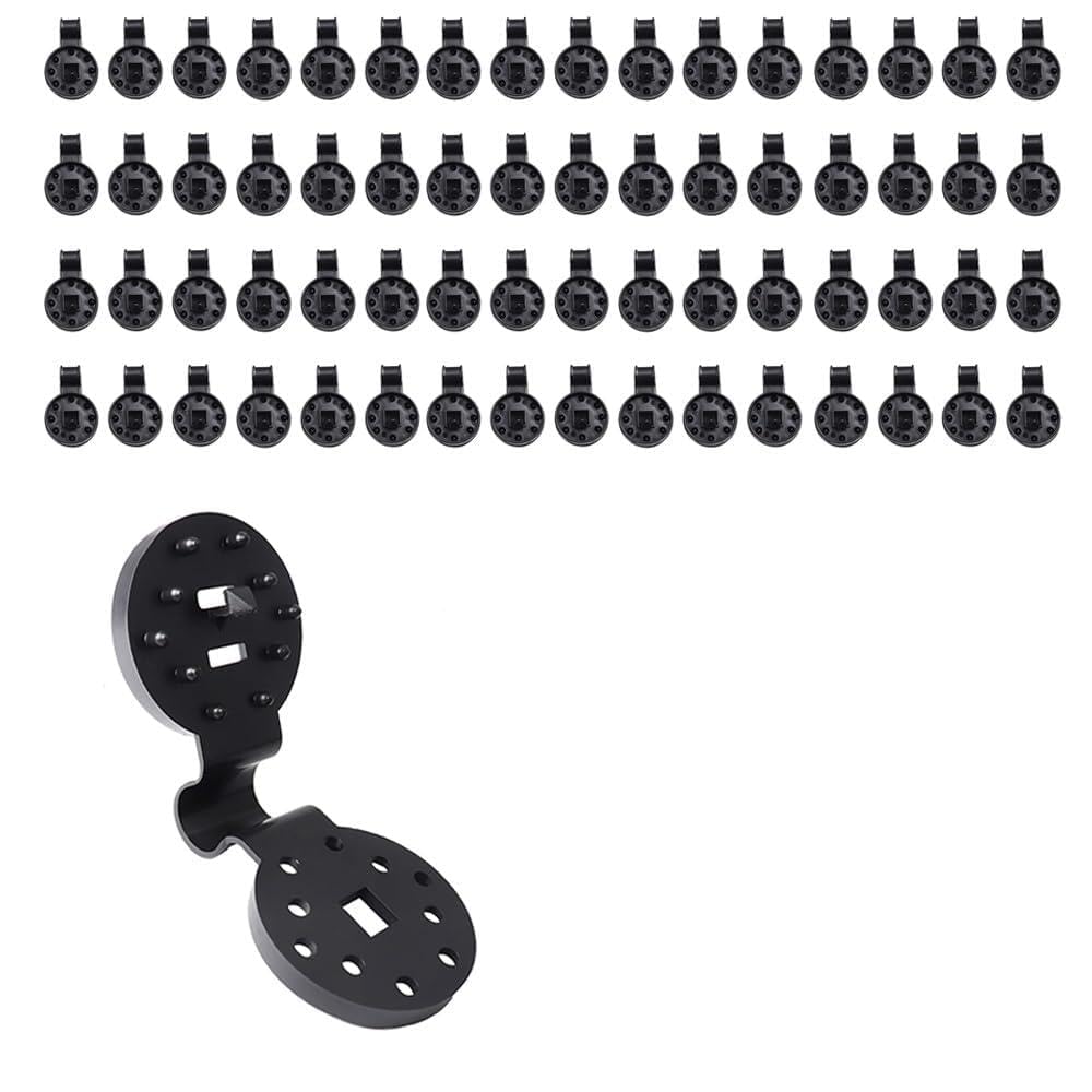 20/50/100pcs Detachable Sun Shading Net Clip, Home Fence Installation Hook, Reusable Greenhouse Film Sunshade Net Clamp, Outdoor Tent Hang Expand DIY Tool Camping Tent Accessories ( Size : 50pcs )