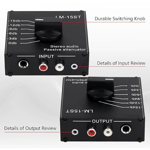 Atenuador Pasivo de Sonido Estéreo LICAEVEY con 6 Modos miniatura 4