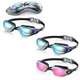 Aegend Adult Swim Goggles + Adult 2 Pack Swim Goggles