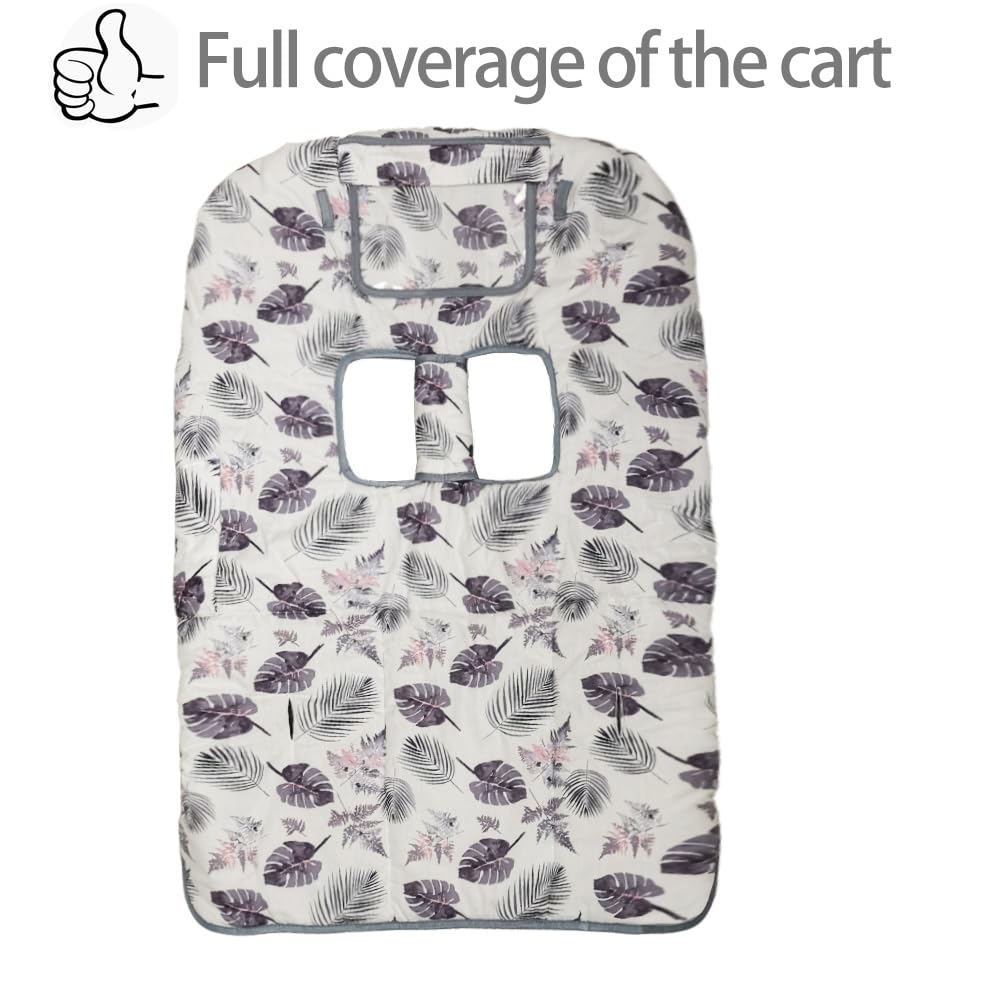 RHYDEER Shopping cart Cover for Baby, 2 in 1 high Chair Cover, roll in and go, Universal fit