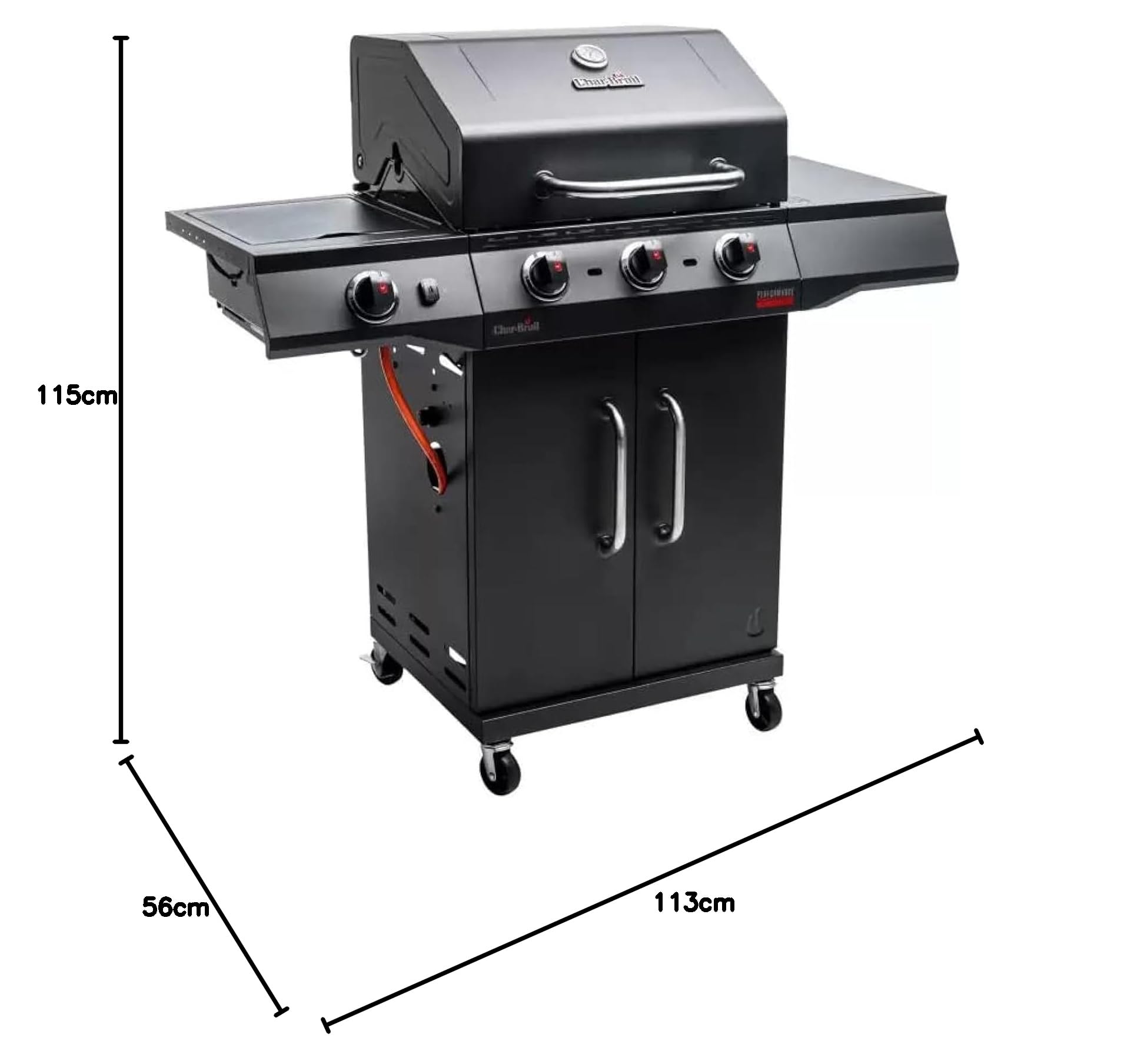 Char-Broil 468514322 Performance BBQ Tru-Infrared Power Edition 3b+Sb grill gazowy
