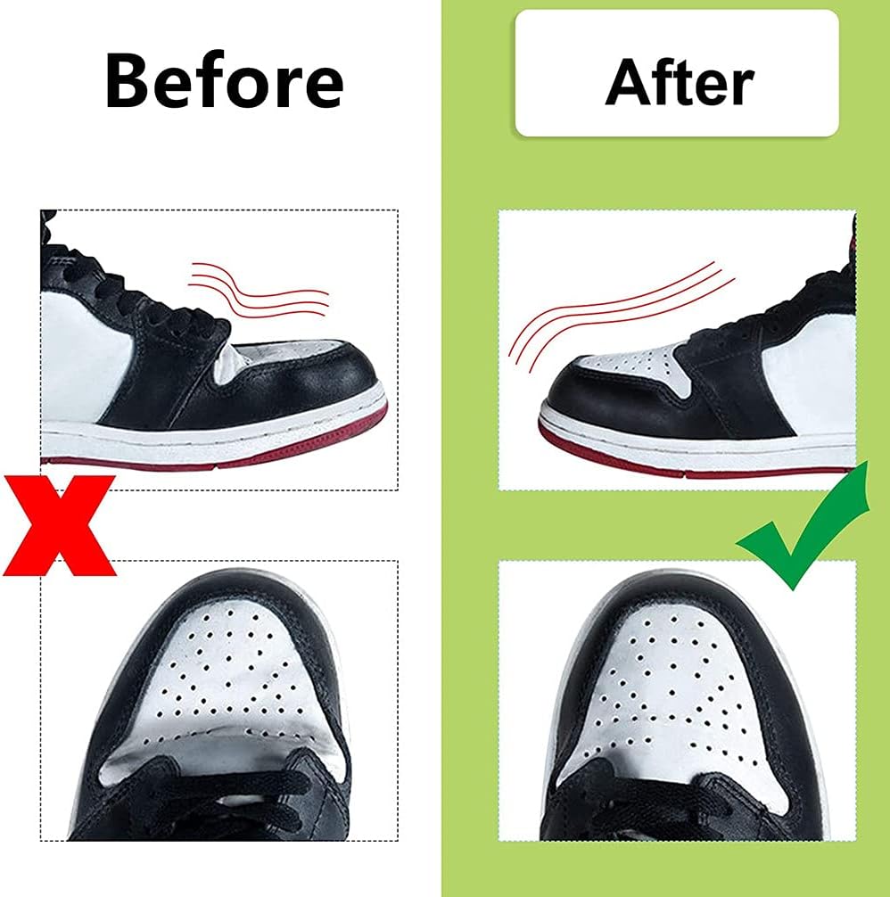 Buy Zjhsxdr 10 Pairs Shoe Crease Protector Toe Box Decreaser Prevent Shoes Crease Protector Indentation Anti Crease Shoe Protector For Men S 7 12 Black Online In Indonesia B08bcn3nv8