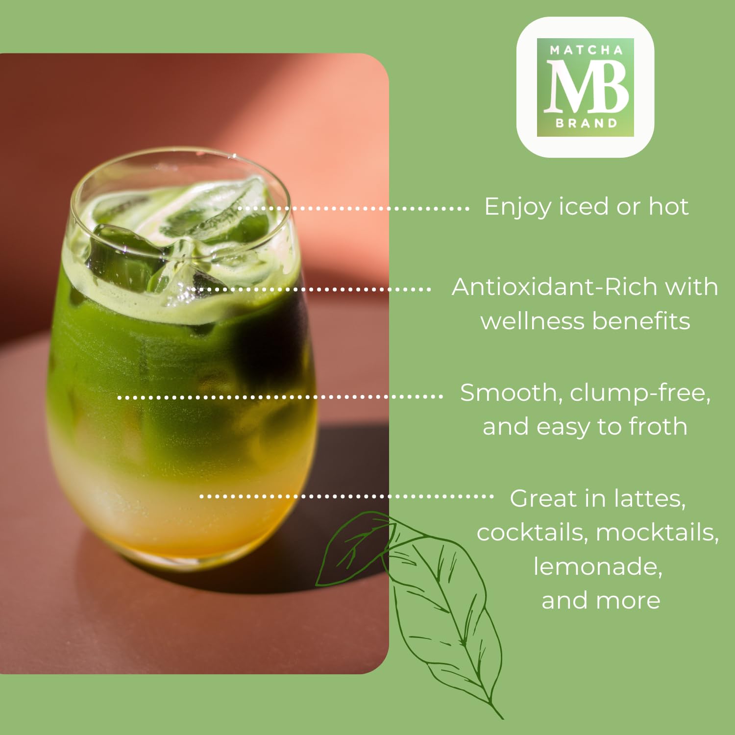 Matcha Brand Barista Grade Organic Matcha Powder - Crafted for Daily Cafe-Quality Tea Lattes - Authentic Japanese Green — view 4