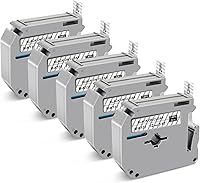 Vista 1 de PT-M95 - Cinta para etiquetadora de repuesto transparente para Brother M Tape MK-131 MK131 P Touch, compatible con rotuladoras Brother PT-65 PT-80