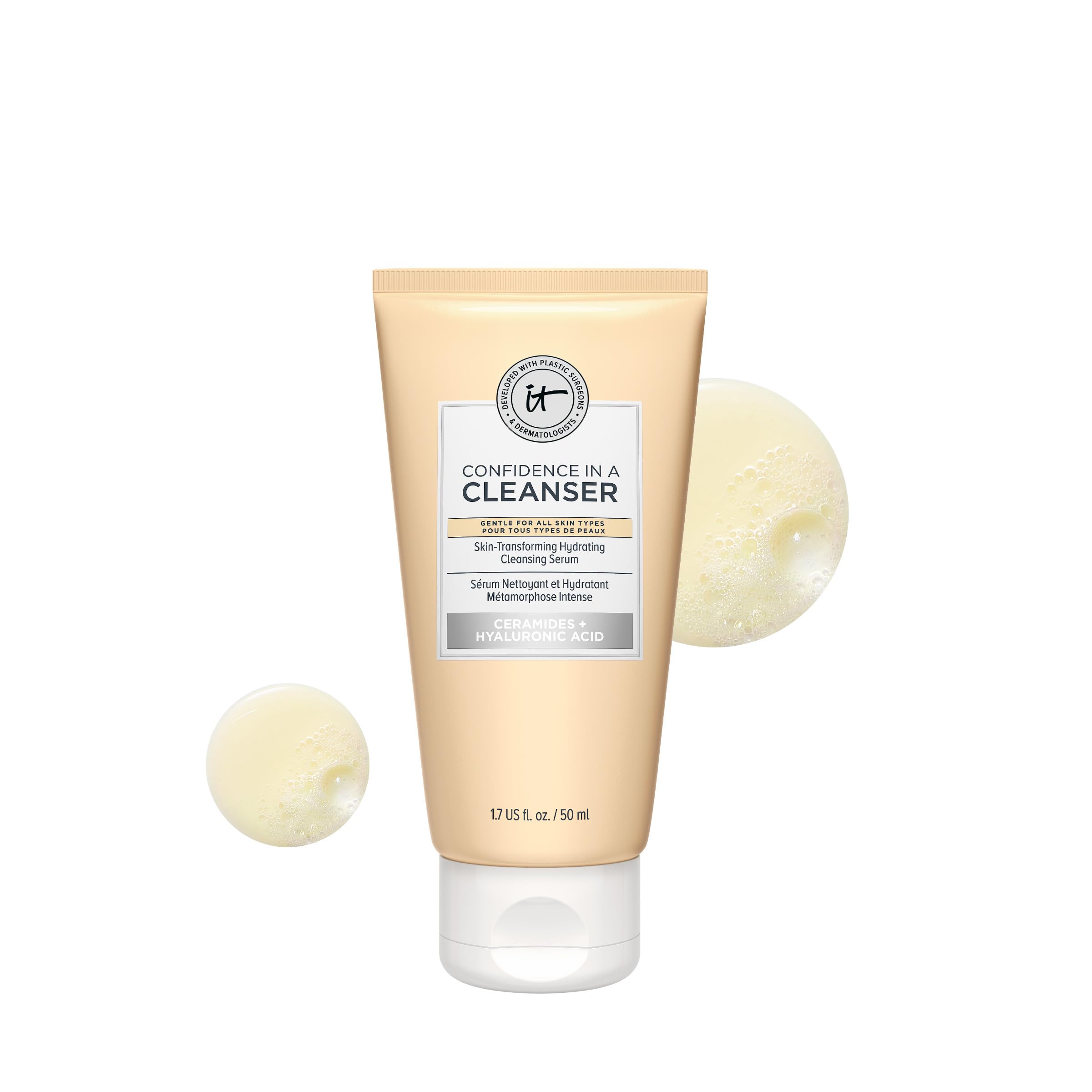 IT Cosmetics Confidence in a Cleanser™ Skin-Transforming Hydrating Cleansing Serum 1.7oz