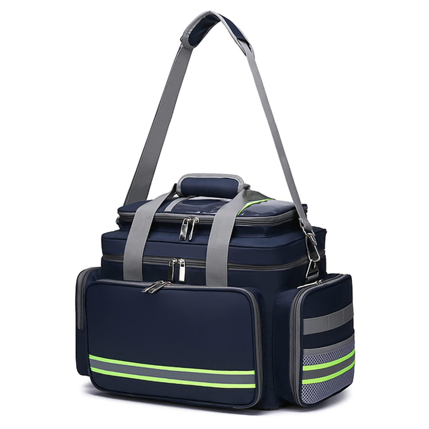 Erste Hilfe Tasche Leer, Groß Medizinische Trauma Tasche, Notfalltasche Rettungstasche mit Tragegriff und Abnehmbarem Schulterriemen Reisen, Büro, Taktische, Hause Navy Blau
