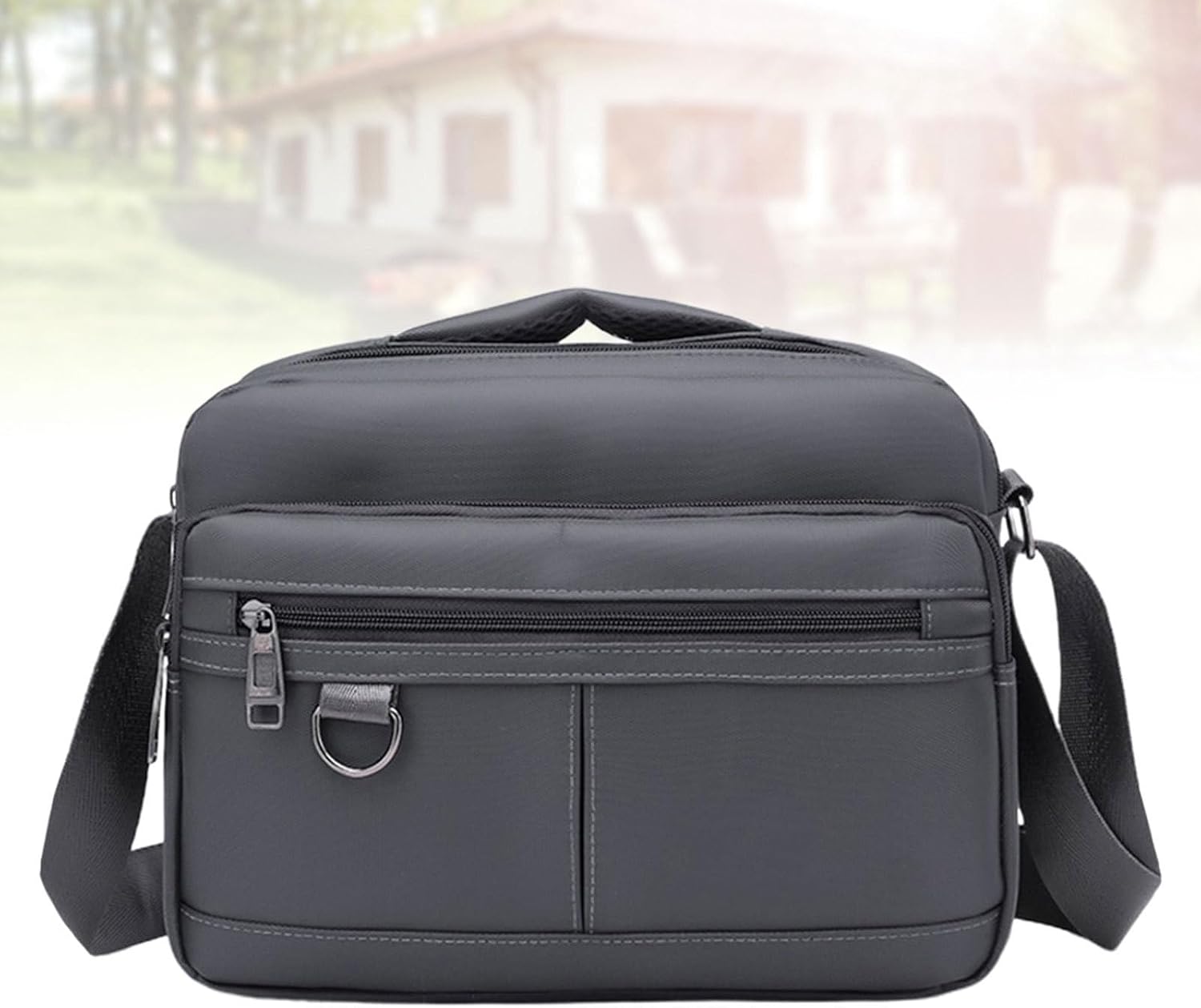 Men's Waterproof Oxford Cloth Crossbody Handbag for Walking Outdoors