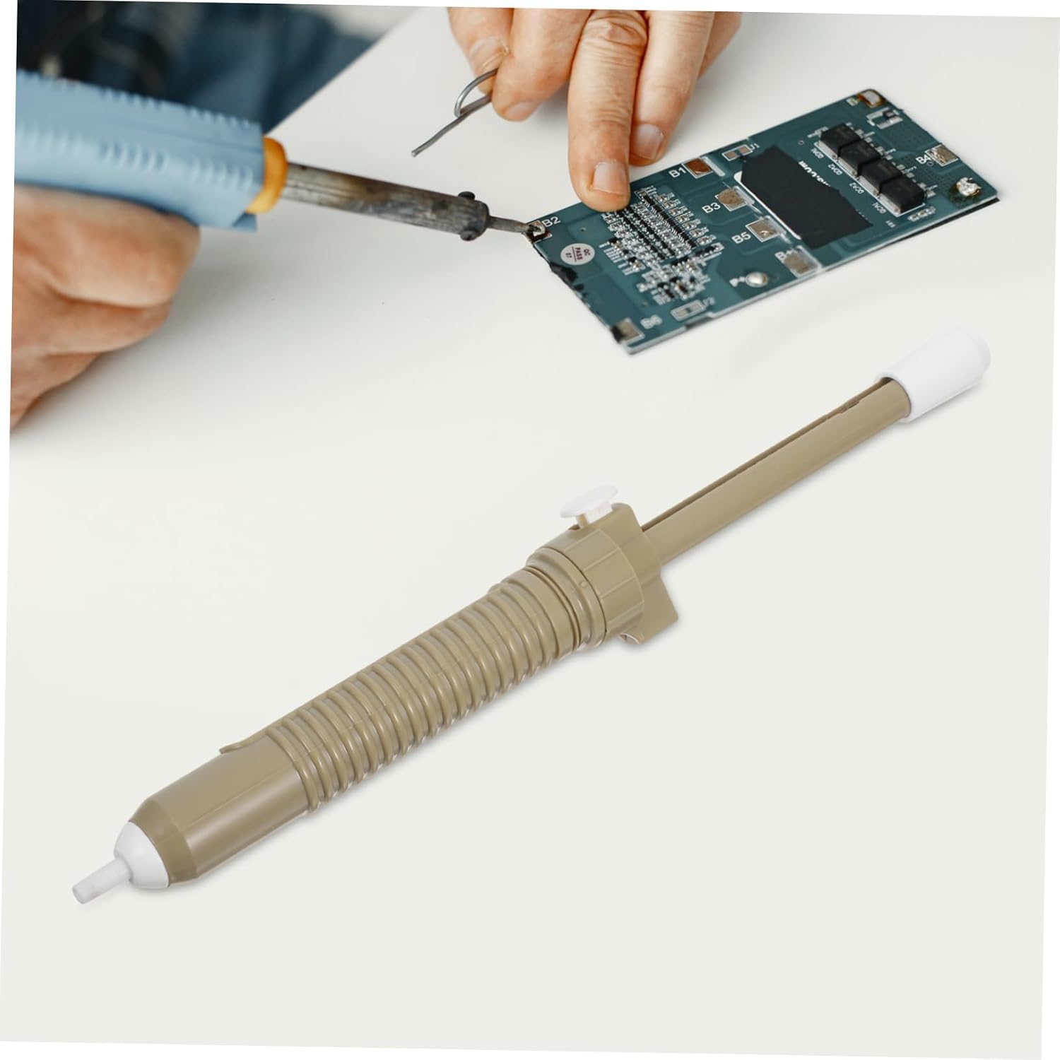 Alipis Portable Solder Sucker Desoldering Pump Soldering Tools for Soldering Iron Solder Absorber for Diy Projects