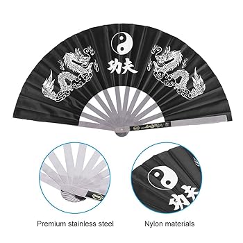 Amazon | 中国 カンフー 太極拳扇 武道 舞踏 ステンレススチール