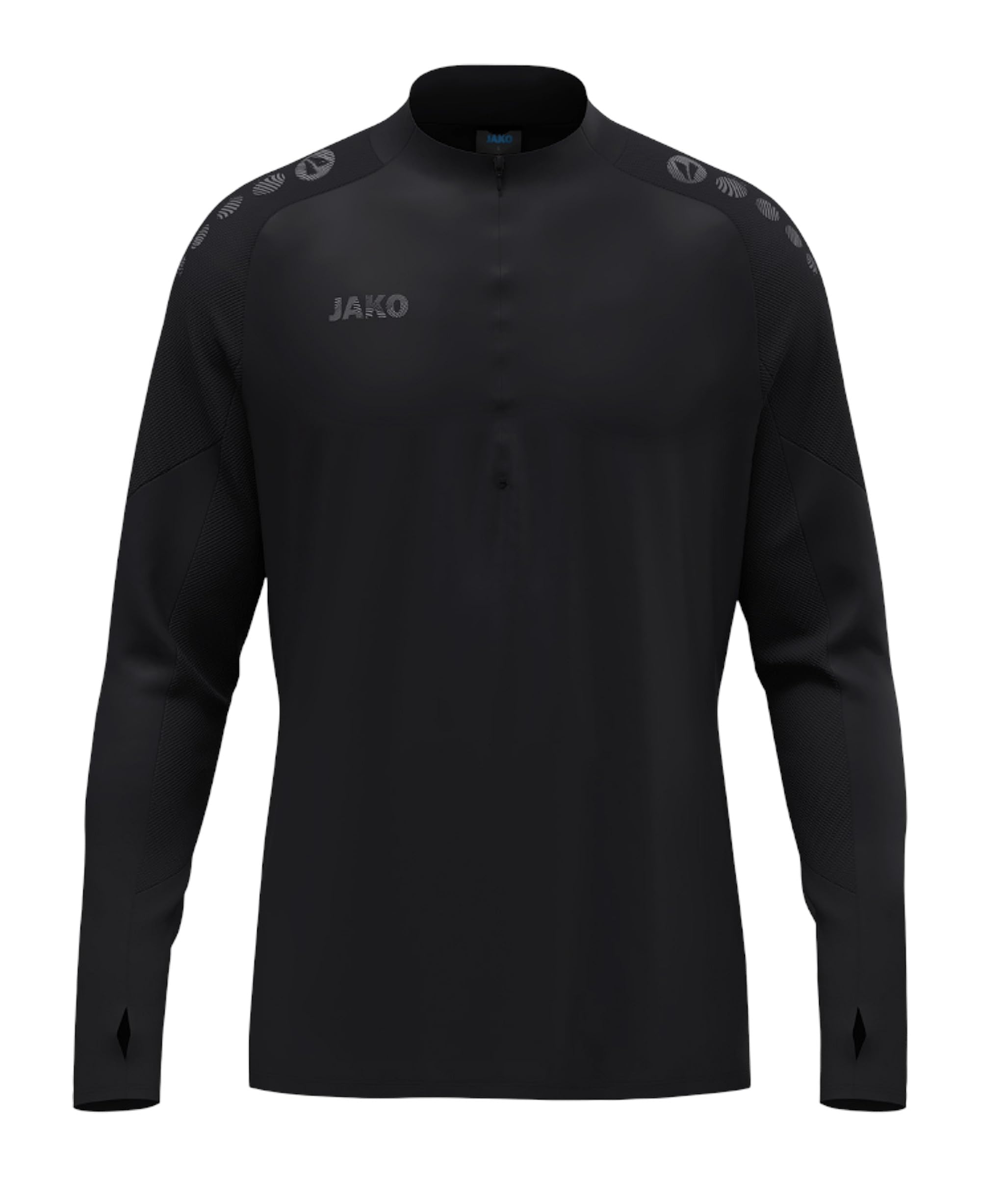 Ziptop para niños JAKO Light Flow 128 sudadera negra con cremallera 5