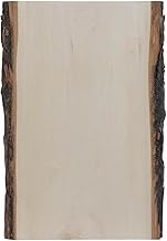 Hobby Lobby Natural Basswood Country Plank, 16 x 12.5 x 0.75 inches, Unfinished Wood Slab for Woodburning and Carving, Crafts