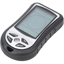 Digital Altimeter, Digital Compass, Thermometer, Barometer for Hiking Outside, 2300 to 29500FT 1100mbar, 300mbar to 1100mbar
