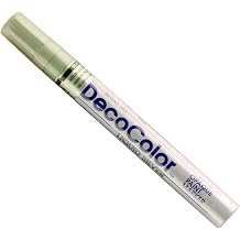 UCHIDA 300-C-SLV Marvy Deco Color Broad Point Paint Marker, Silver, 1 Count Pack of 1