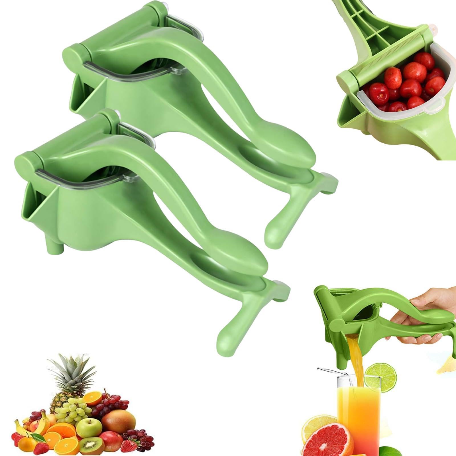 PRETYZOOM 3 Pezzi Spremiagrumi Spremiagrumi Succo Di Frutta Manuale Portatile Spremitore Di Frutta Lemon Orange Cucina Tazza