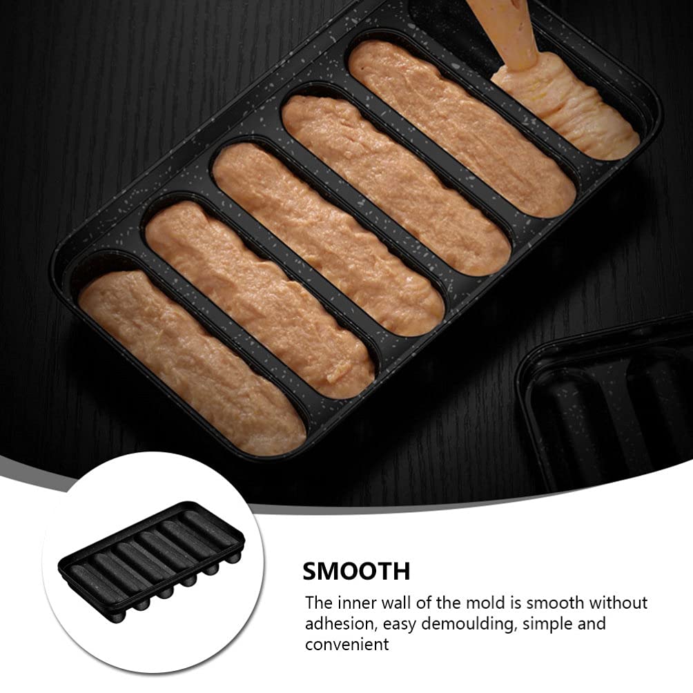 DOITOOL Sausage Baking Mold Baking Molds Oven Non-stick Steaming Baby Bakeware Sausage Random