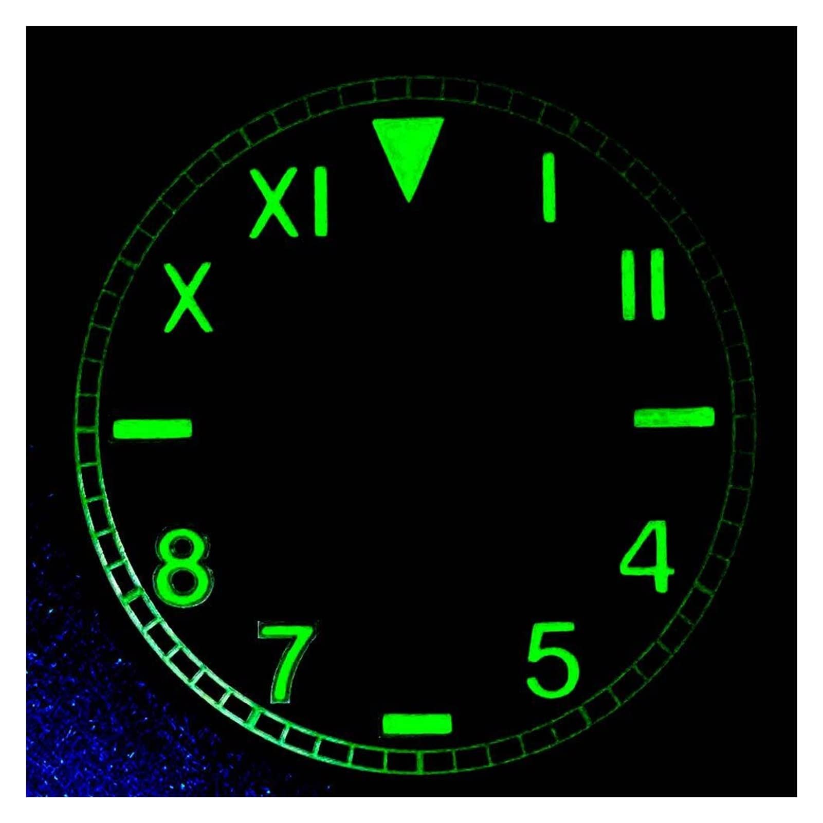 Aiguilles De Montre Vert Fluo Pour Mouvements NH35/NH36/4R/7S - Lot D'aiguilles Modifiées