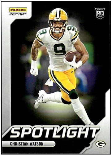 CHRISTIAN WATSON RC 2022 Panini Instant Spotlight ROOKIE 603#BW12 Packers NM+-MT+ NFL Football