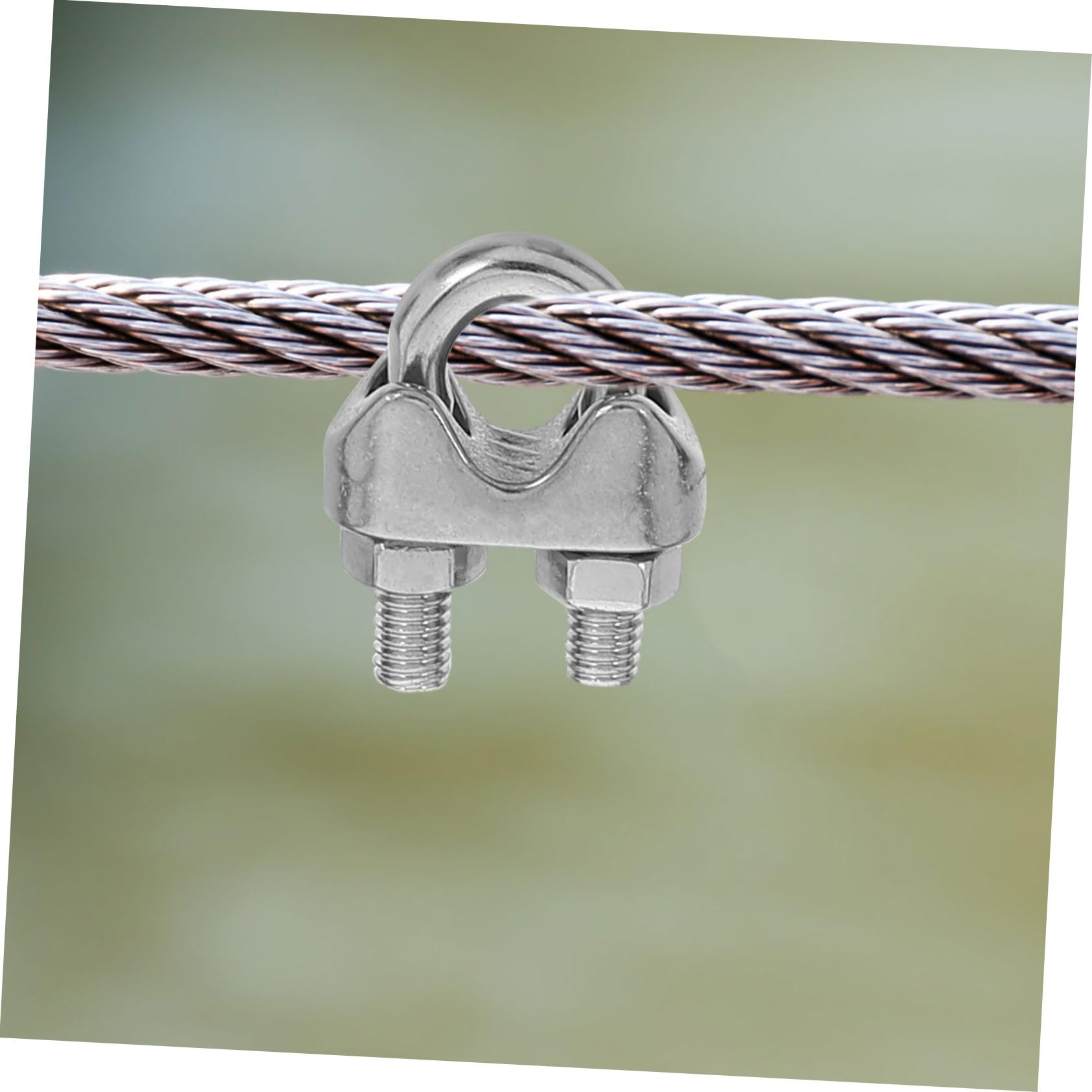 20 Piezas Abrazadera de Cable de Acero Inoxidable, M5