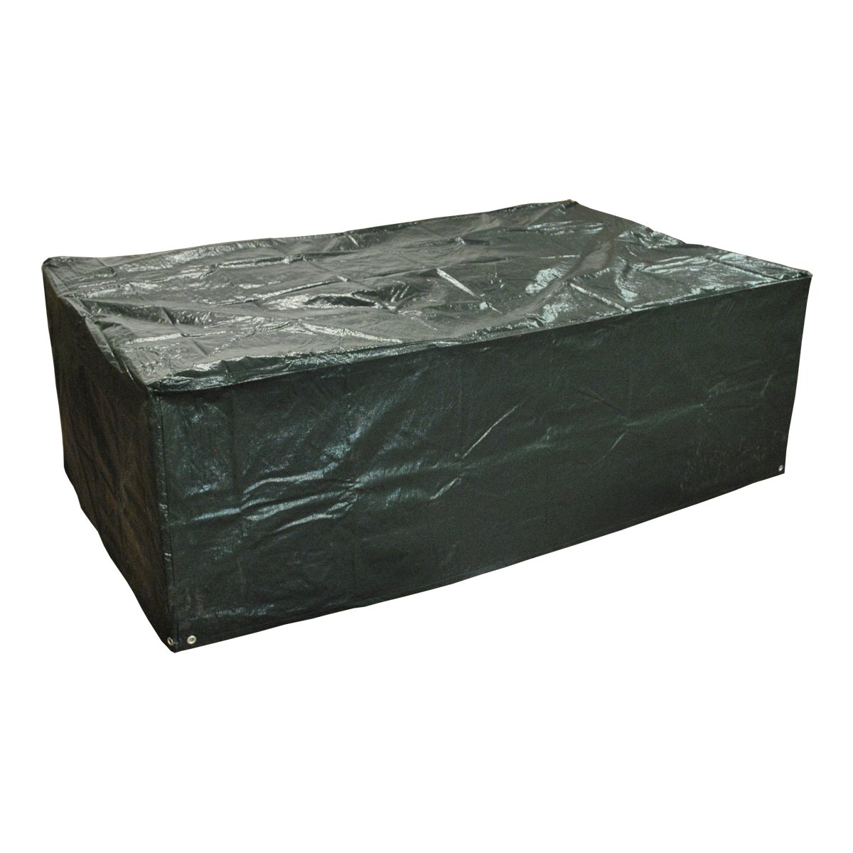Selections Green Waterproof 6 Seater Garden Cube Rattan Furniture Set Cover In (2.2M)