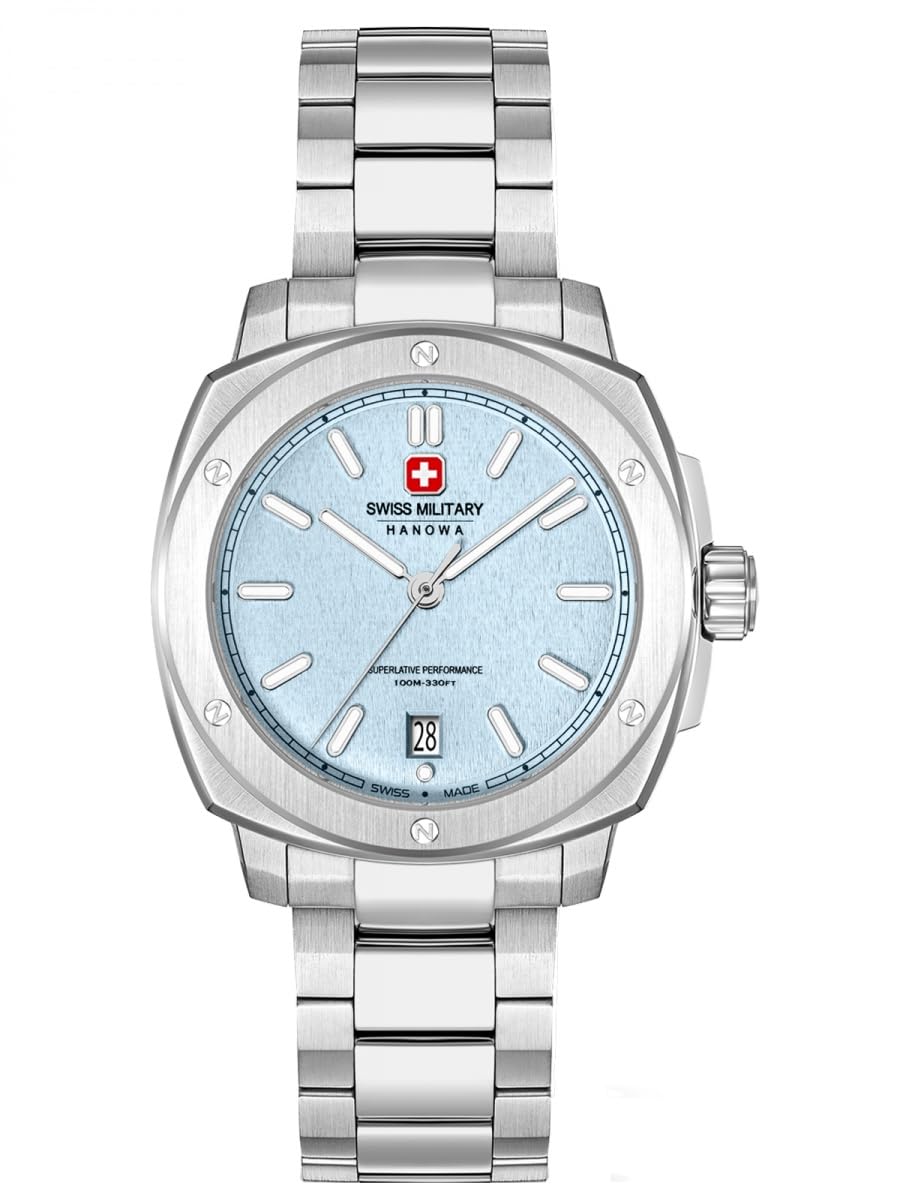 Swiss Military Hanowa SMWGH0006502 Sirius Herrenuhr – Edelstahl, Swiss Made, 10 ATM