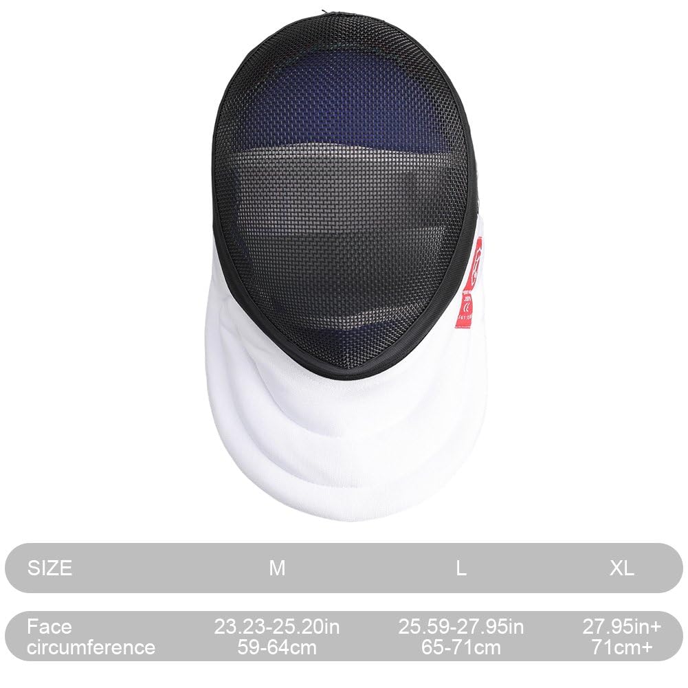 Masque d'Escrime au Fleuret 350nw avec Doublure Intérieure Amovible