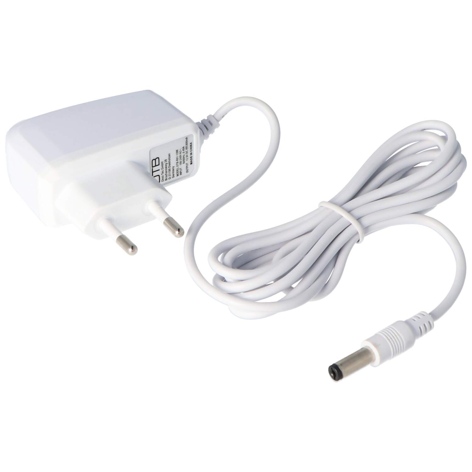 Adattatore, bianco per per Tivoli Audio PAL, iPAL Radio 12 Volt, corrente di carica 56