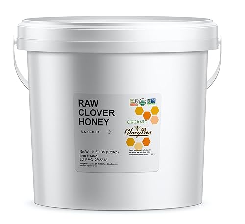 Miniatura 6 de Glorybee, Miel de trébol del noroeste del Pacífico, 100% miel de grado A de Estados Unidos, cubo a granel de 11.67 libras
