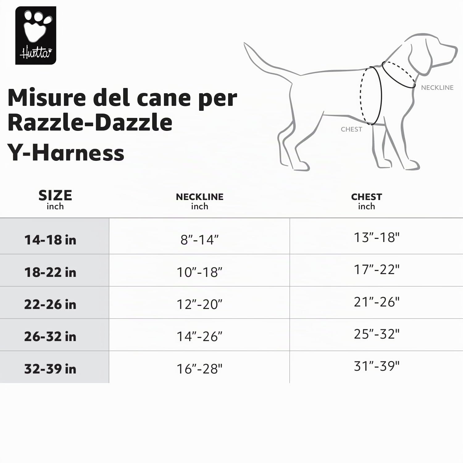 Hurtta Razzle-Dazzle - Pettorina imbottita per cani, 100% poliestere riciclato, 65-80 cm, colore: Verde