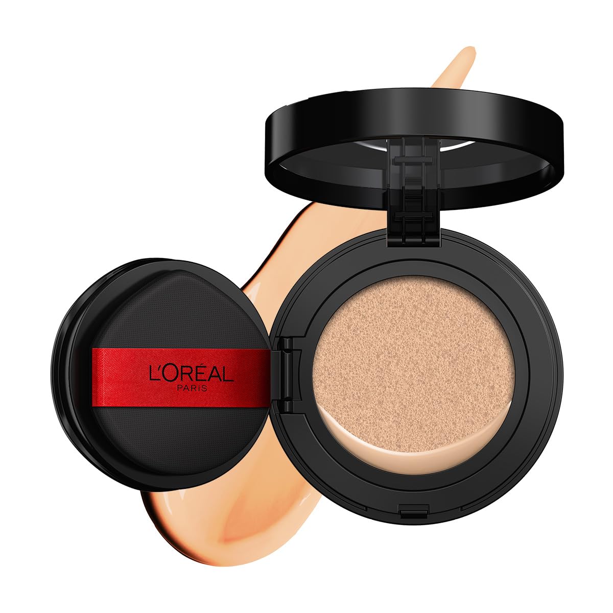 L'Oréal Paris Infallible 24H Fresh Wear Base de Maquillaje en Cushion, Alta Cobertura con Acabado Mate, 24H Larga Duración y Control de Brillo, Tono 130