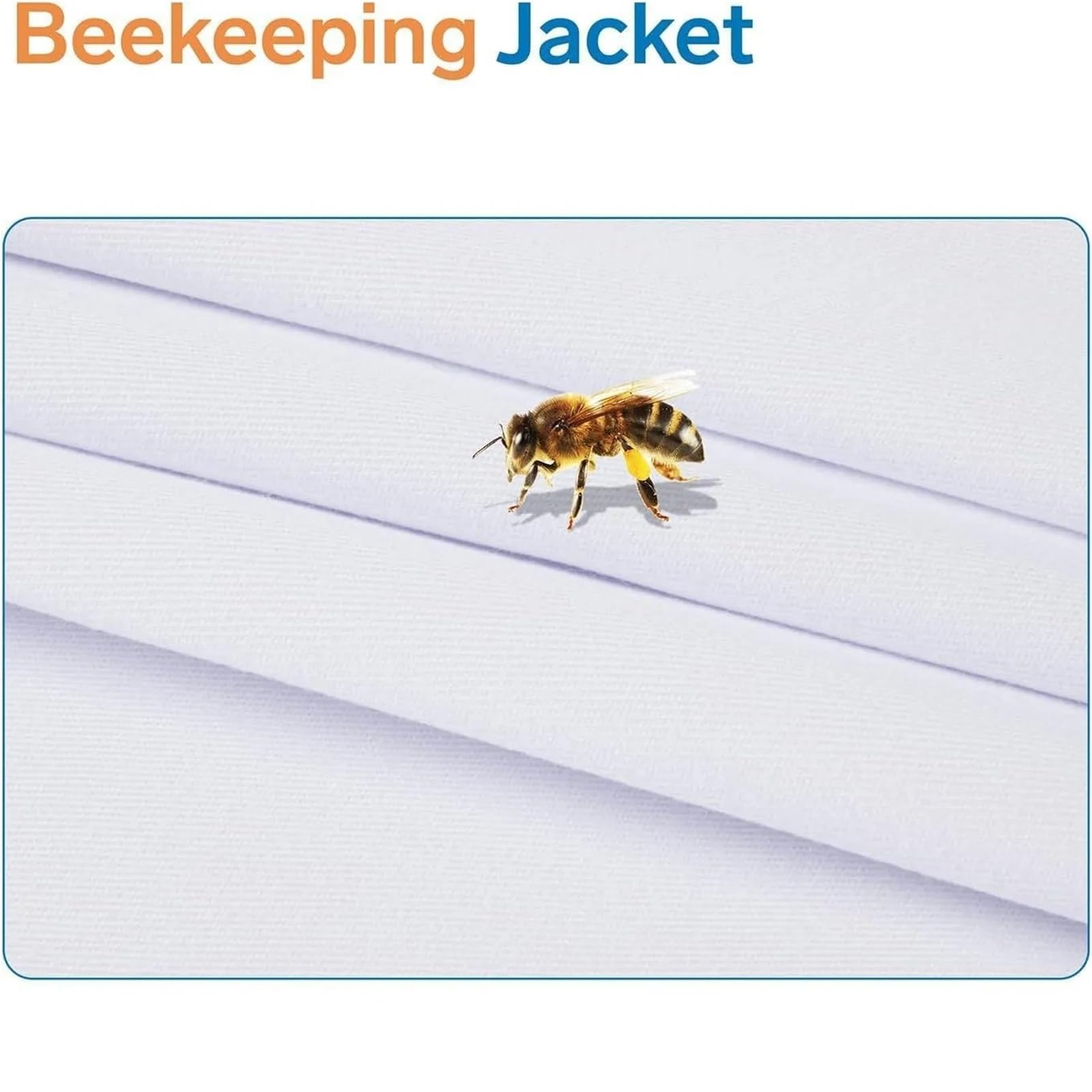 Ropa de apicultura, velo, capucha, guantes, sombrero, chaqueta de tela, traje protector de apicultura, equipo de apicultor con capucha(Beekeeper jacket,XXL)