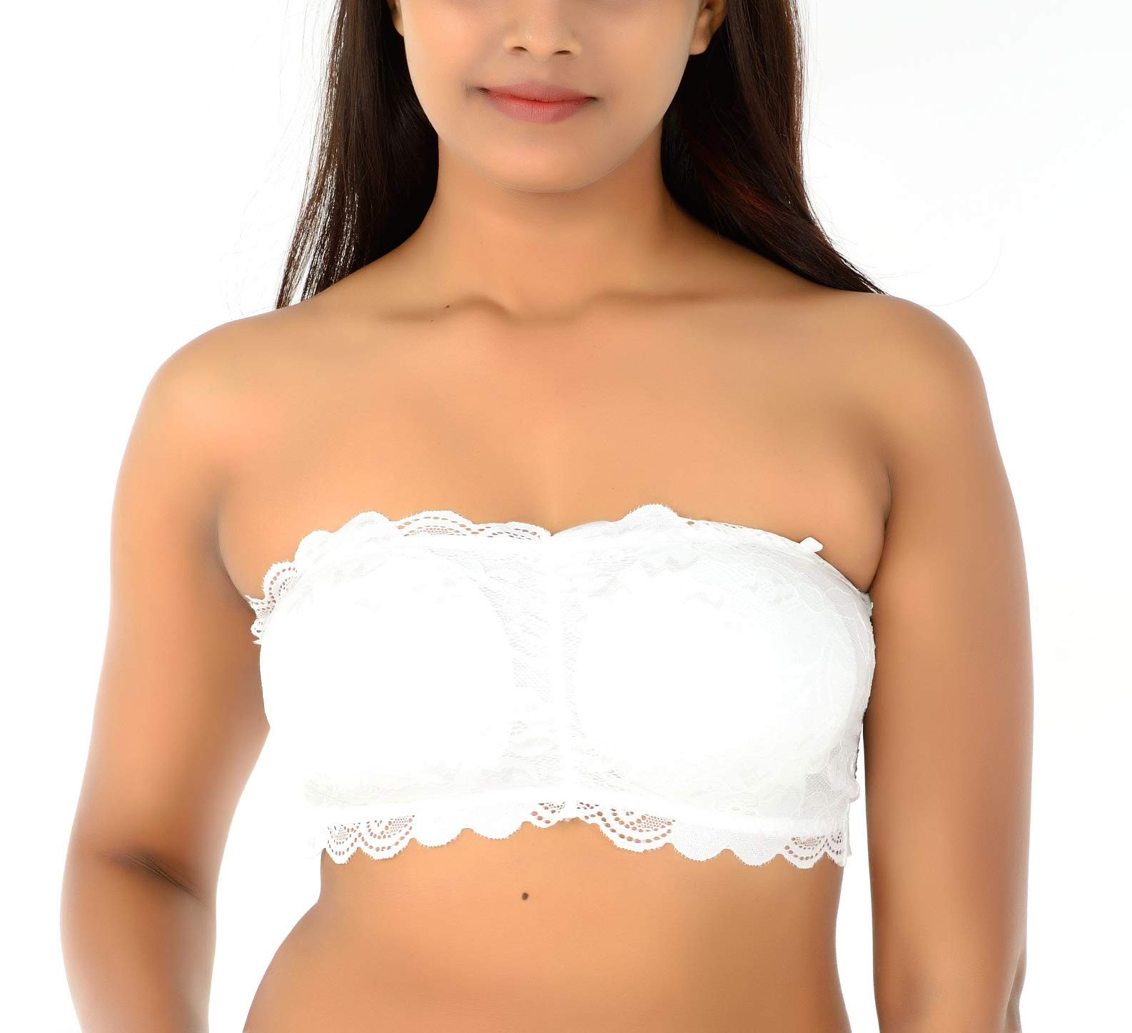 shoppy villa with sv logo Shoppy Villa Women's Cotton & Lycra Bra Padded Bandeau Bra-picture-12