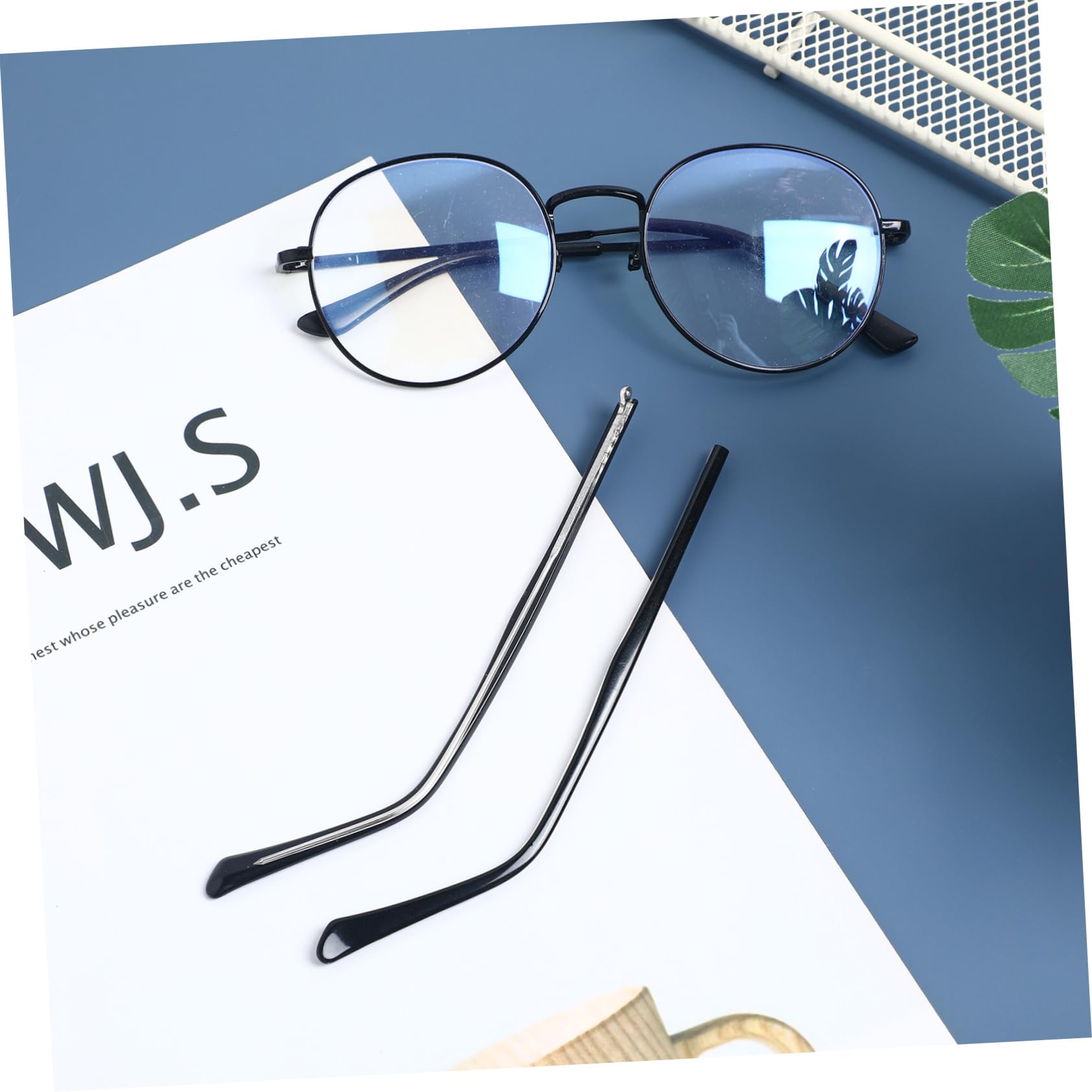 Didiseaon Patillas De Gafas De Metal Repuestos Para Mujeres y Hombres Cómodas y Duraderas